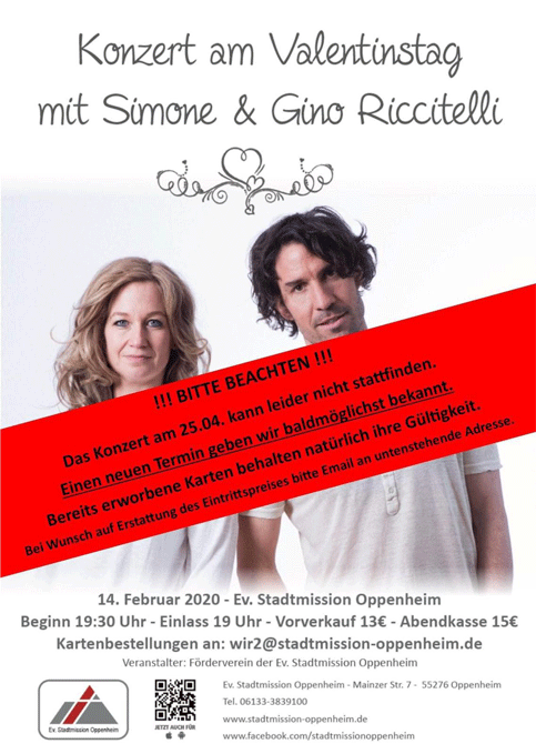 Konzert am Valentinstag 2020 ::: Riccitelli