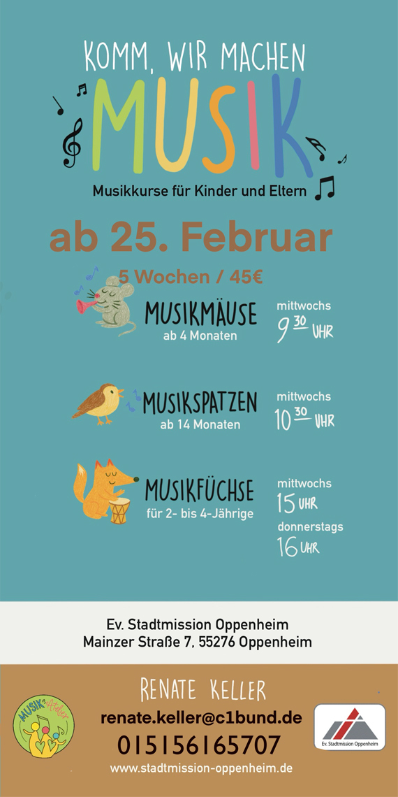 Musikatelier Termine 2026